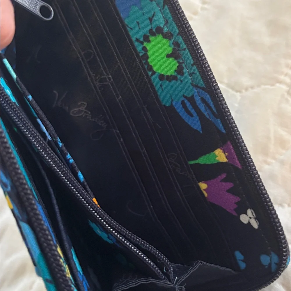 Vera Bradley Quilted Midnight Blues Wallet - Picture 3 of 7